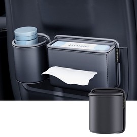 DURASIKO Upgrade Car Cup Holder with Hook,Car Cup Holder Expander Organizer,4.3'' Caliber Car Backseat Organizer,Car Organizer for Bottles/Cups,Auto Interior Accessories,Compatible with Most Cars