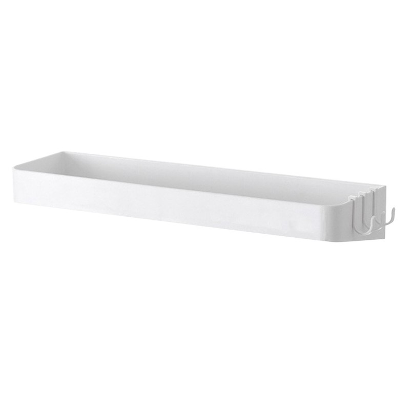 Wall Mounted Bathroom Shelf Multipurpose Modern Minimalism Style Punch Free
