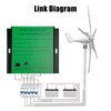 MPPT Wind Turbine Charger Controller, 12V/24V 500W Auto Match IP67