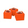Bakepacker 36pcs 8x8x5 Inches Cake Boxes with Window 18-Packs Orange