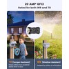 SURAIELEC Outdoor Outlet Box Waterproof, 20 AMP WRTR GFCI Receptacles,