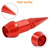 BokWin 4 Pcs 45mm Spike Valve Stem Caps Aluminum Tire