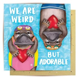 La La Land Greeting Card Weird But Adorable