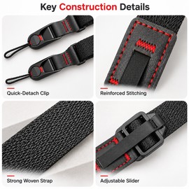 Quick Release Camera Shoulder Strap for DSLR and Mirrorless Cameras – Adjustable Crossbody Sling for Everyday Photography