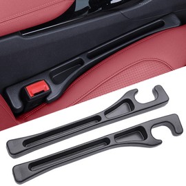 Car Seat Gap Filler 2 Pack, No Drop Seat Guard for Cars SUVs & Trucks, Car Accessories Interior for Between Seat and Console, Easy Install