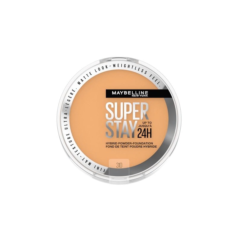 Maybelline Supertay Active Wear base de maquillaje en polvo 310