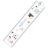 Kamio Japan 196544 Mochi Panda Folding Ruler with Protractor, 6.7 inches (17 cm)