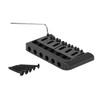 Electric Guitar Saddle Bridge Black Sturdy Durable Guitar Fixed Hardtail