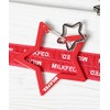 Milkfed 103211054028 Keychain Neo Star Carabiner, red