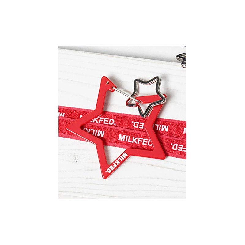 Milkfed 103211054028 Keychain Neo Star Carabiner, red