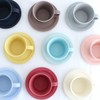 SAKUZAN Coffee Cup & Saucer, Set of 2 Same Color,