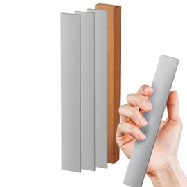 SALUINOKI 80CRV2 Steel Flat Stock 1/8 Knife Making Steel Bar Forging Steel (4pcs, 12"x1.5"x1/8")