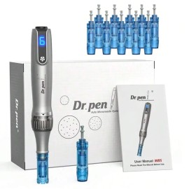 Handheld Home Pen Skin Care Whitening Pores Stretch Mark Removal Skin Tightening Hydro Pen M8Spower supply mode: M8S with 12pcs 42pins