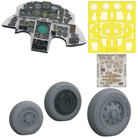 Eduard EDU644168 Look Plus Lockheed F-104C Starfighter Instrument Board and Parts Set for Kinetic Models