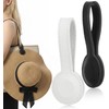 Thrymme 2Pcs Magnetic Hat Clip, Leather Hat Clip for Travel