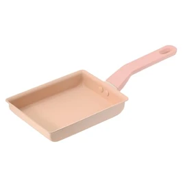 Pearl Metal HC-729 Egg Fried Egg 5.1 x 7.1 inches (13 x 18 cm), Induction Compatible, Fluorine Resin Coating Coating Coating