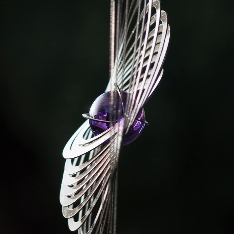 CIM Stainless Steel Wind Chime - Swirl 200 - Dimensions: