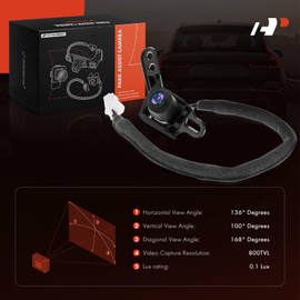 A-Premium Park Assist Camera Rear View Backup Reverse Camera Compatible with Select Nissan Models - 2011 2012 Armada - Replace# 28442ZZ51A