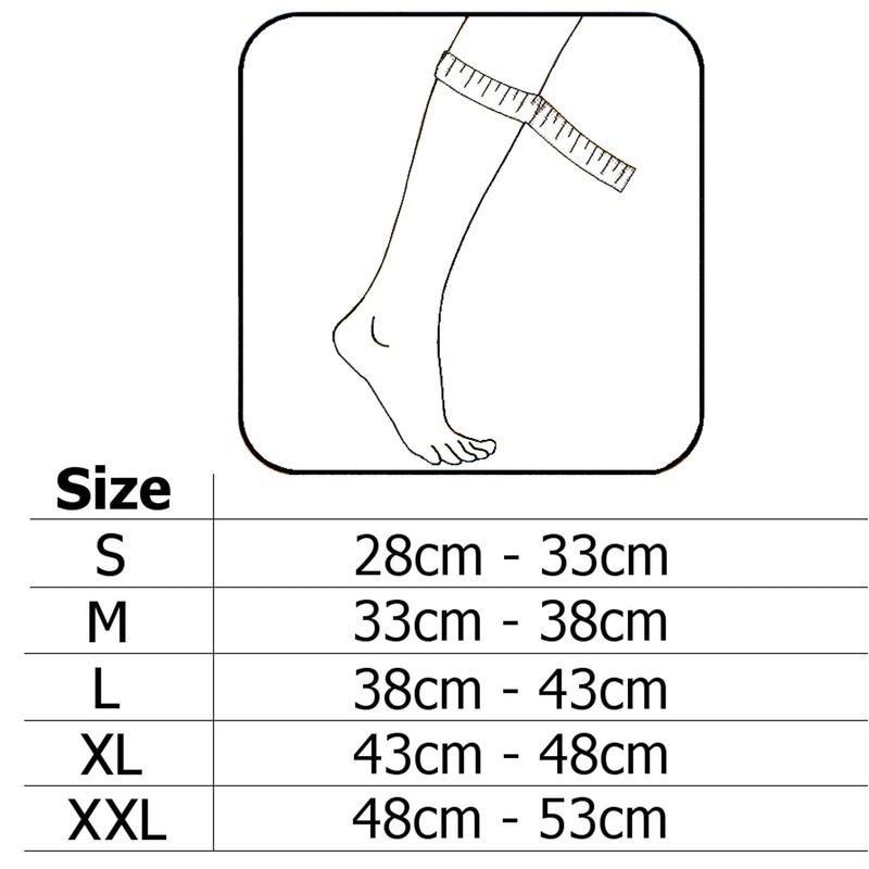 NeoPhysio Medical Grade Elastic Compression Calf Support, Navy Tubular Sleeve
