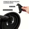 HGHDBT 47Pcs Black Makeup Brushes Set Professional Makeup Kit Multi-functional
