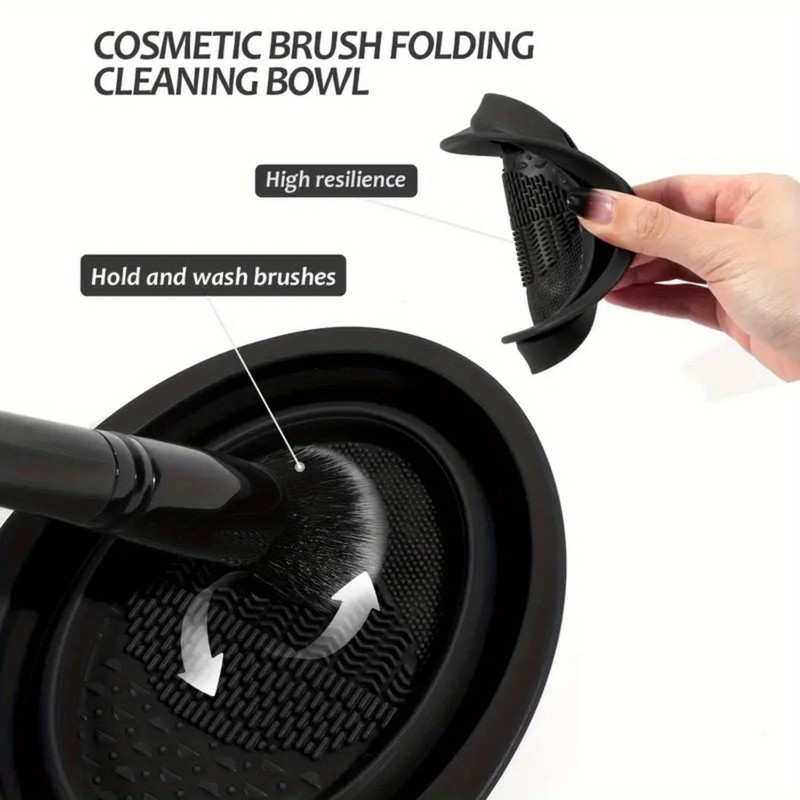 HGHDBT 47Pcs Black Makeup Brushes Set Professional Makeup Kit Multi-functional