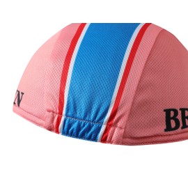 BikingBros Lightweight Summer Cycling Cap with UV Protection for Cycling Caps for Under Helmet, pink