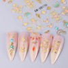 Sun Moon Nail Stickers for Nail Art, 5D Embossed Bohemian