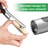 GVSS Apple Corer with Black Handle, Apple Core, Stainless Steel