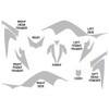 AMR Racing ATV Graphics kit Sticker Decal Compatible with Yamaha