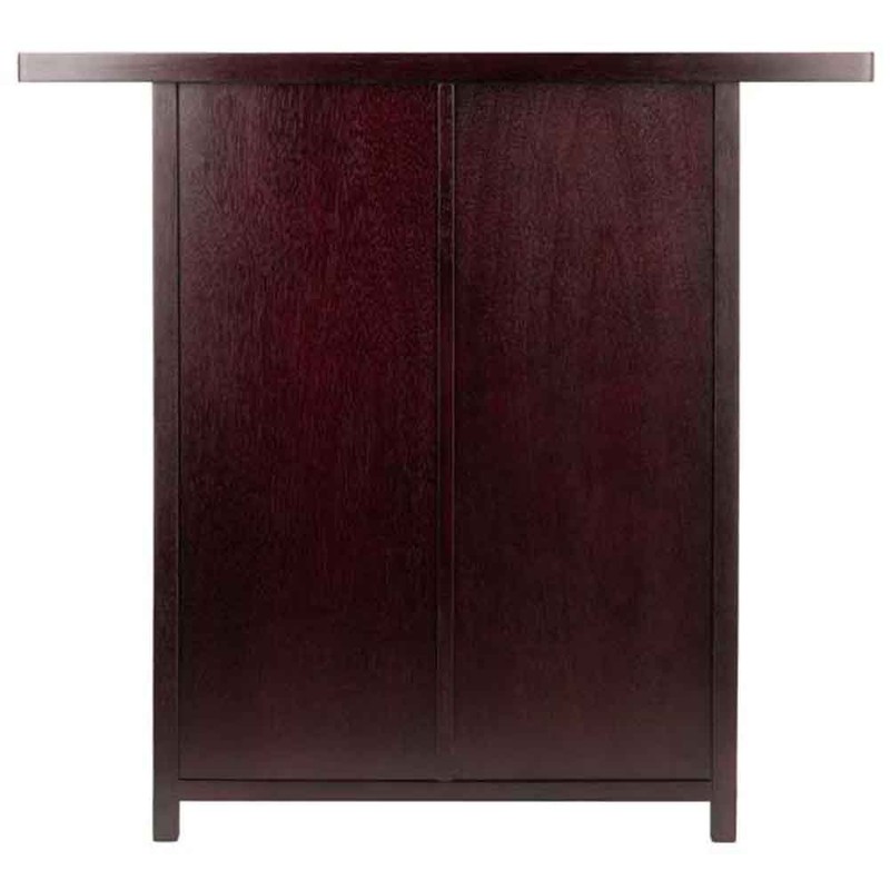 Winsome Macon Bar Wine Cabinet, Espresso