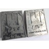 UNITRAILER Rubber Mud Flaps 187/205mm Set of 2