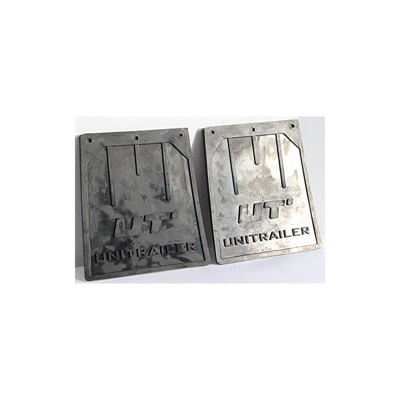 UNITRAILER Rubber Mud Flaps 187/205mm Set of 2
