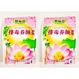 Chinese Herbal Tea,Ge Xian Weng Pai Du Yang Yan Beverage Tea, Traditional Chinese Herbal Tea, 160g,2 Pack 排毒養顏茶