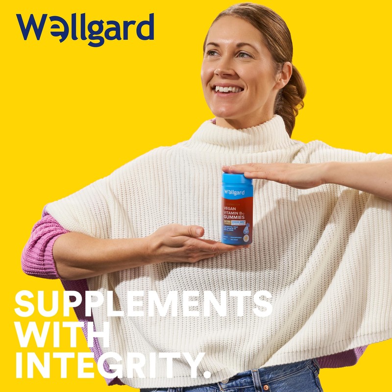 Wellgard Vegan Vitamin B12 Gummies – High Strength B12 Supplement