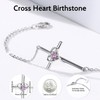 YZSFMZGE Birthstone Bracelet 925 Sterling Silver October Birthstone Bracelets for