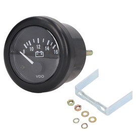 2in Diesel Engine Voltage Meter Automobile Generator Voltmeter Gauge 8‑16V Measuring Range 24V