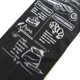 Les Trésors De Lily [M7709 - Brottasche 'Pain Et Farines' rot schwarz.