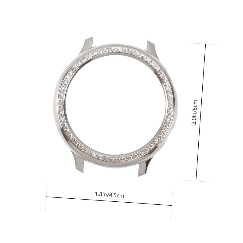 jojofuny Rhinestone Watch Shell Protective Case for Active Hollow Out