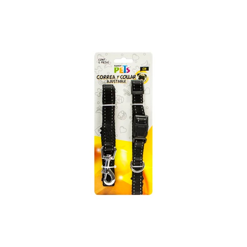 Fancy Pets Correa con Collar de Nylon para Perro con