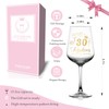 BAJIAOREN 30TH Birthday Gifts for Women Funny,Fabulous 30th Wine Glass