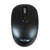 Wireless mouse black. Silent button feature