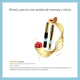 Natturall Pestañas Tratamiento Rimel Y Serum Con Aceite De Mamey *