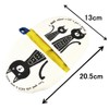 Jijinsha 40916-3 Mitten Trivet Yellow Sugar Land Charpy Cat