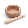 4 Pcs Wooden Food Grinding Rod Natural Wood Muddler Cocktail