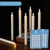 Taper Candles Sticky Dots - White Candle Wax Dots -Taper
