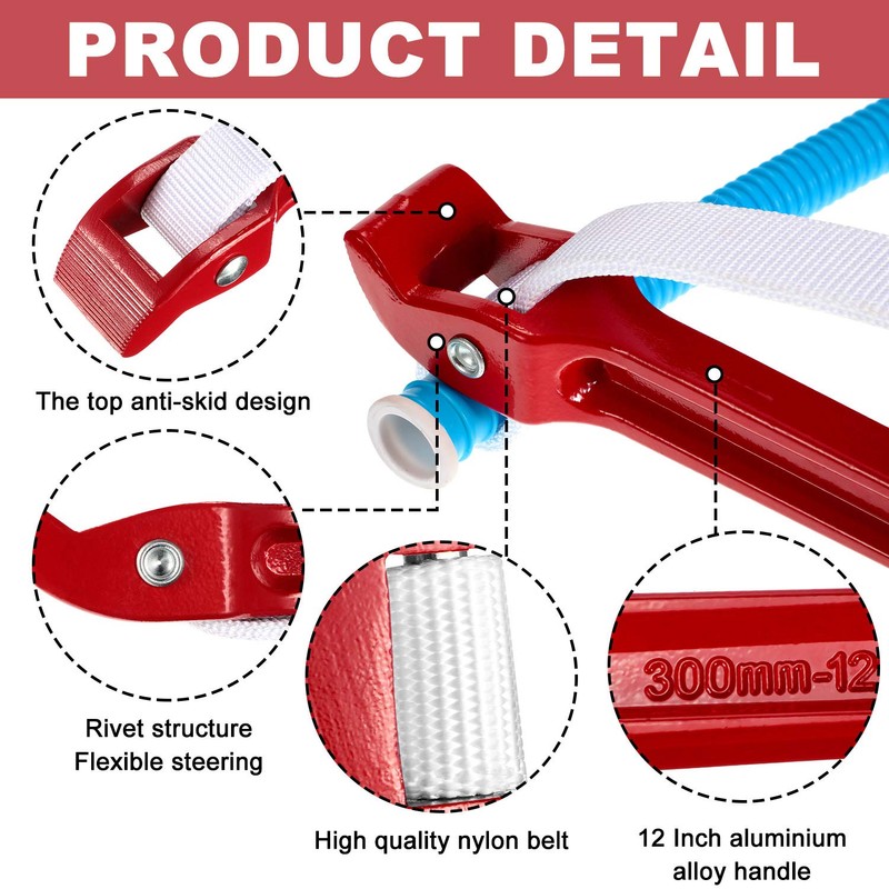 12 Inch Strap Wrench Pipe Nylon Strap Wrench Oil Filter