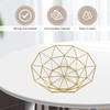 KJKVIVH Metal Wire Fruit Basket Fruit Bowl, Round Bread Storage
