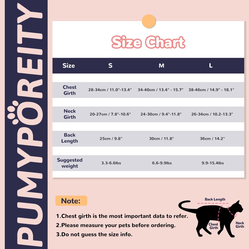 PUMYPOREITY Cat Front Leg Recovery Suit, Surgical Spay Suit with