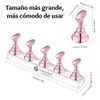Cherimoya Item Stand Rosa 5 Piezas Soporte Prctica Uas Profesional