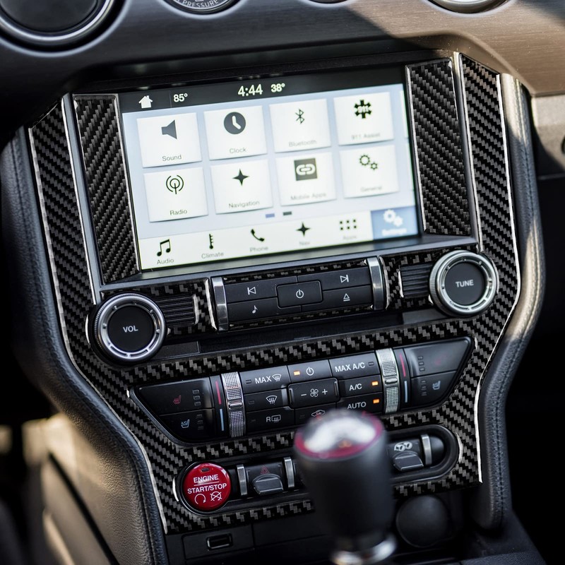 Car Central Control Navigation Panel Sticker for Ford Mustang 2015